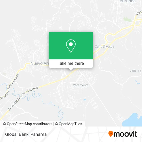 Mapa de Global Bank
