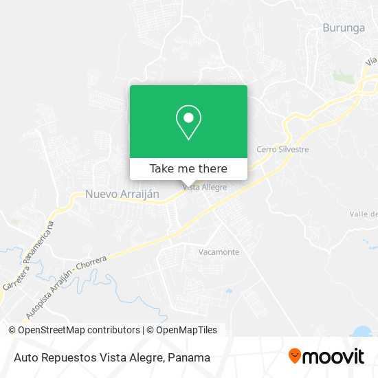 Auto Repuestos Vista Alegre map