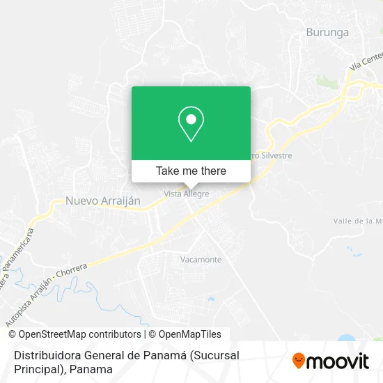 Distribuidora General de Panamá (Sucursal Principal) map