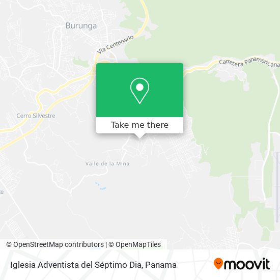 Mapa de Iglesia Adventista del Séptimo Dia