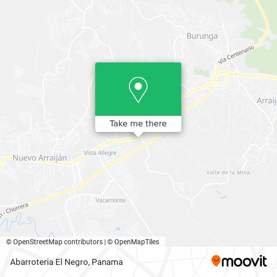 Abarroteria El Negro map