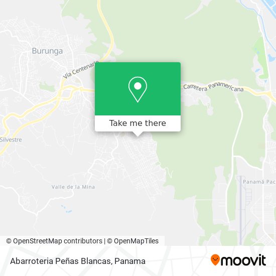 Abarroteria Peñas Blancas map