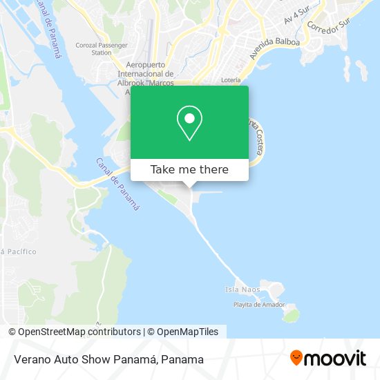 How to get to Verano Auto Show Panamá in Ancón by Bus?