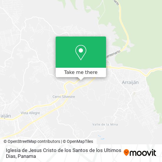 Mapa de Iglesia de Jesus Cristo de los Santos de los Ultimos Dias