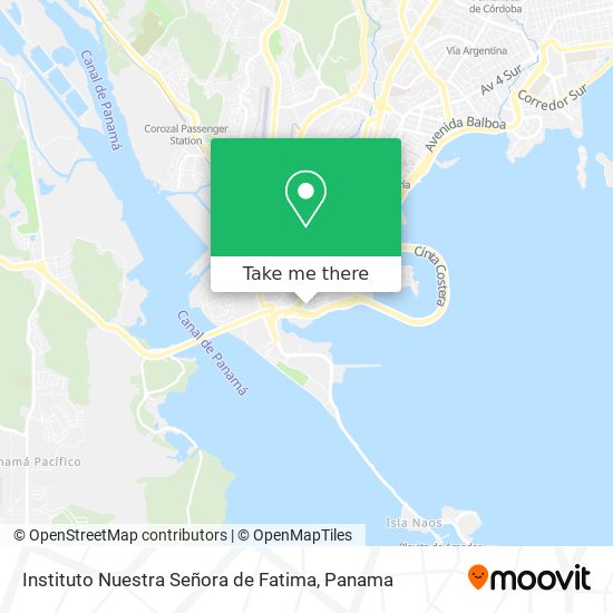 Instituto Nuestra Señora de Fatima map