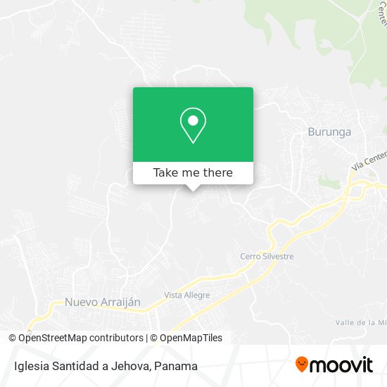 Mapa de Iglesia Santidad a Jehova