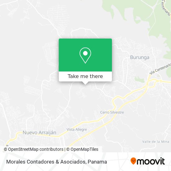 Mapa de Morales Contadores & Asociados