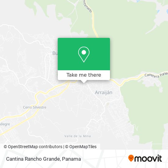 Cantina Rancho Grande map