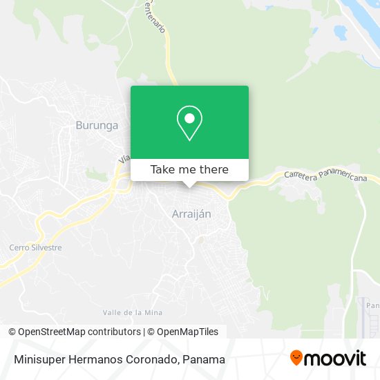 Minisuper Hermanos Coronado map
