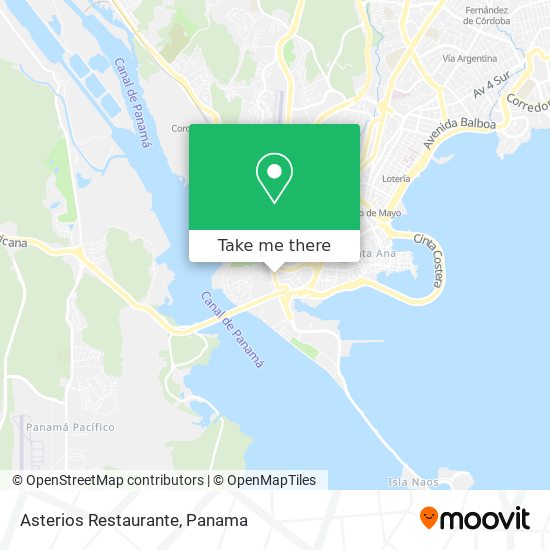 Asterios Restaurante map