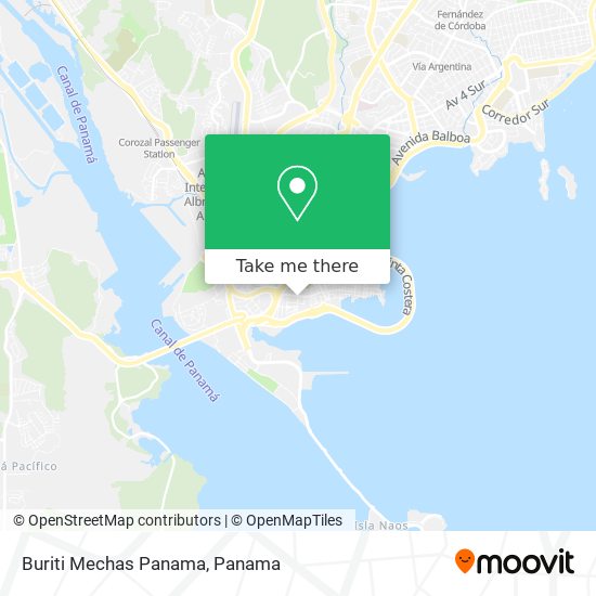 Buriti Mechas Panama map