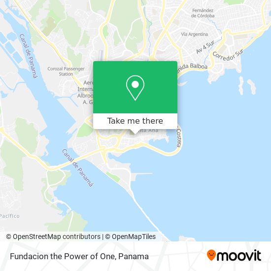 Fundacion the Power of One map