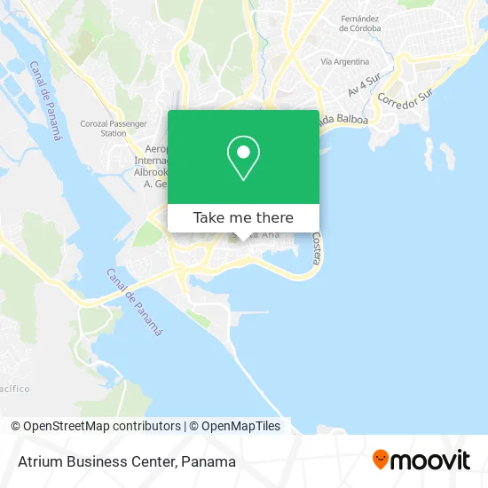 Atrium Business Center map