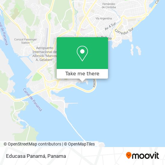 Mapa de Educasa Panamá