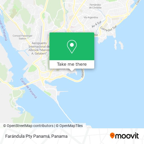 Farándula Pty Panamá map