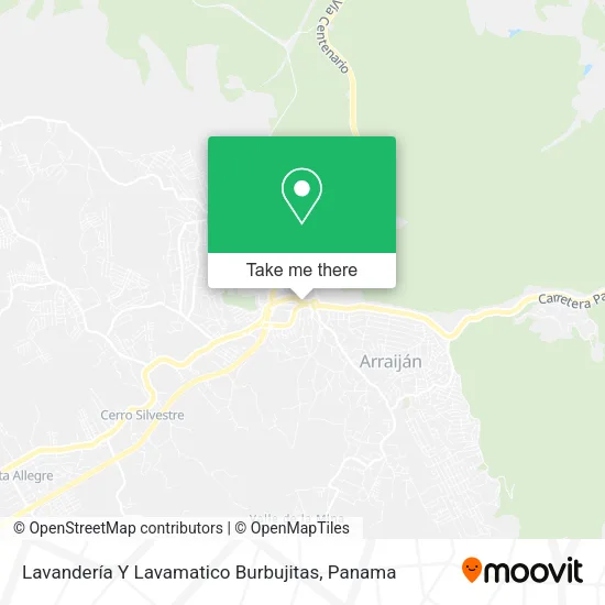 Mapa de Lavandería Y Lavamatico Burbujitas