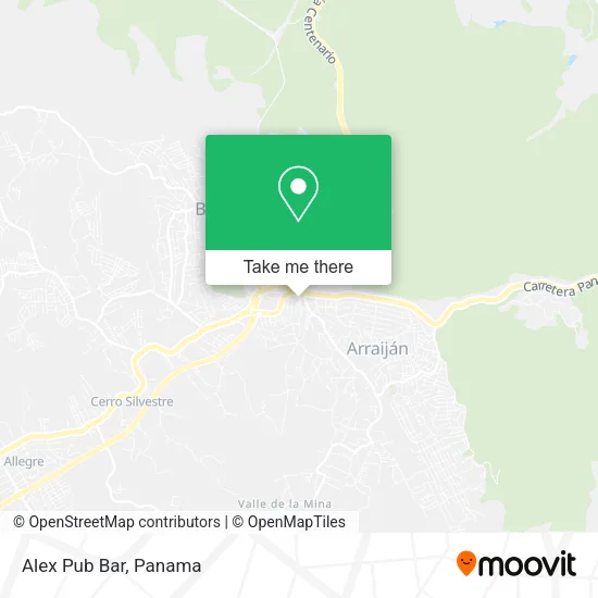 Mapa de Alex Pub Bar