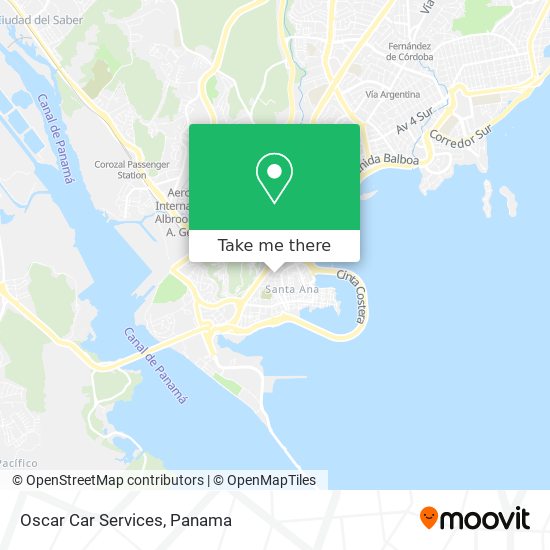 Oscar Car Services map