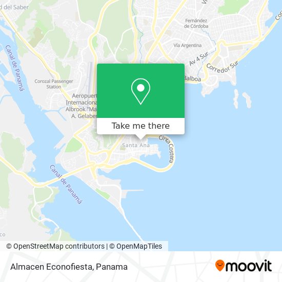 Almacen Econofiesta map
