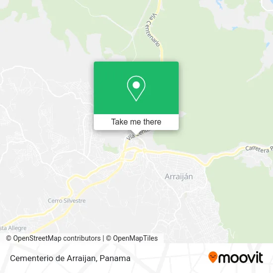Cementerio de Arraijan map