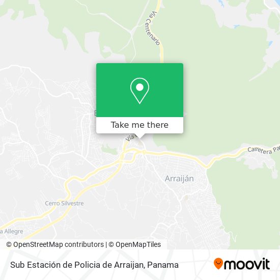 Sub Estación de Policia de Arraijan map