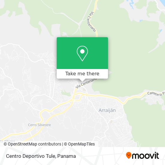 Centro Deportivo Tule map