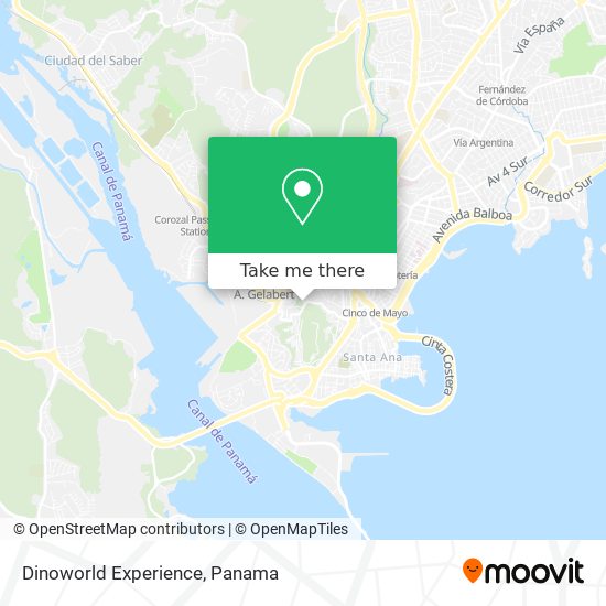 Dinoworld Experience map