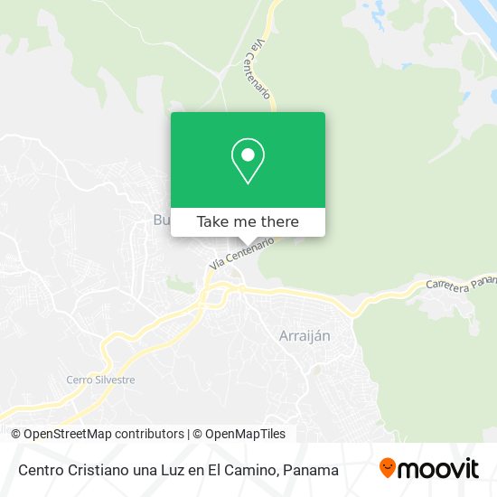 Centro Cristiano una Luz en El Camino map