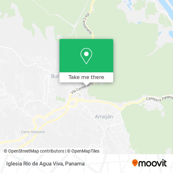 Mapa de Iglesia Río de Agua Viva