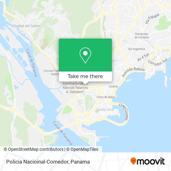 Mapa de Policia Nacioinal-Comedor