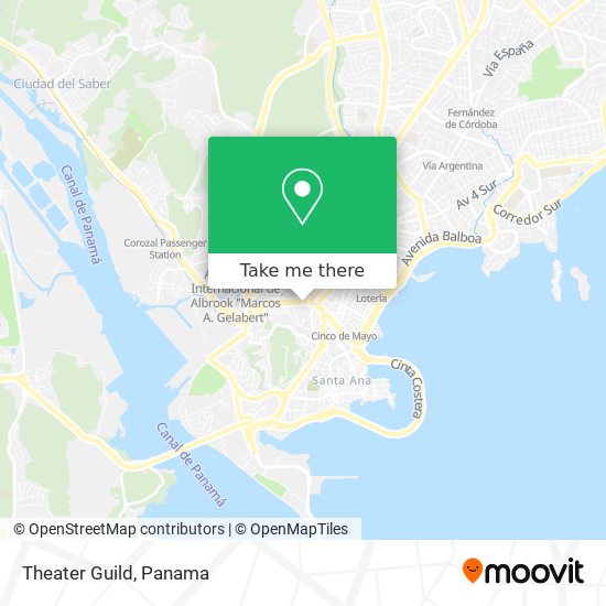 Theater Guild map