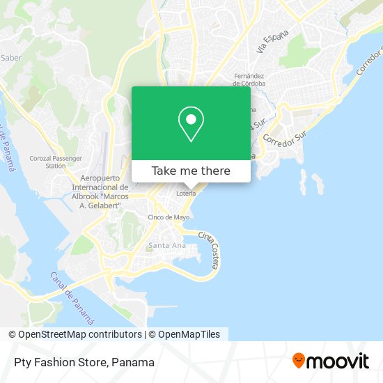 Pty Fashion Store map