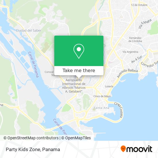 Party Kids Zone map