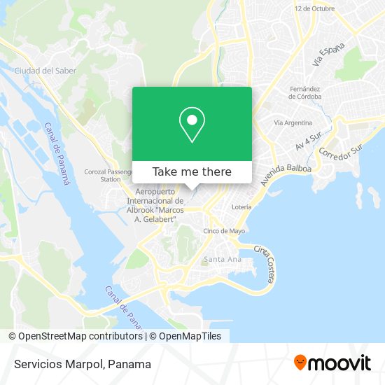 Servicios Marpol map