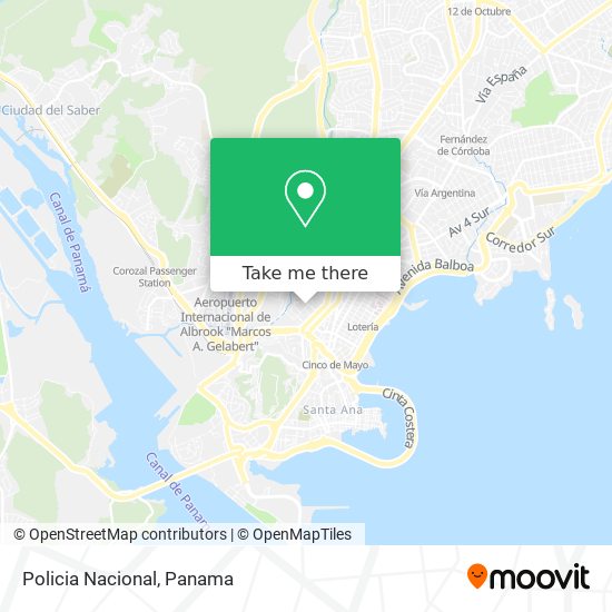 Mapa de Policia Nacional