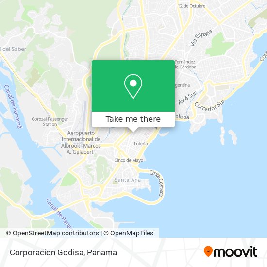 Corporacion Godisa map