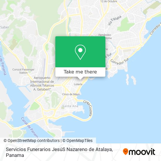 Mapa de Servicios Funerarios JesúS Nazareno de Atalaya