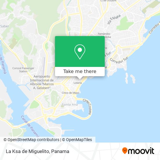 La Ksa de Miguelito map