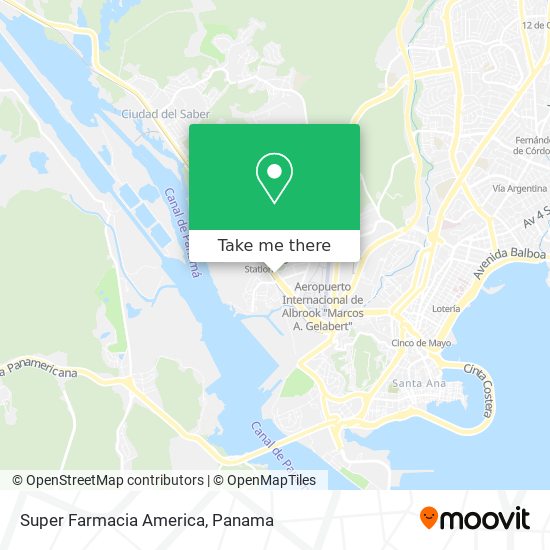 Super Farmacia America map