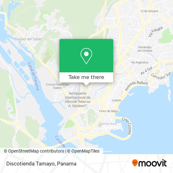 Discotienda Tamayo map