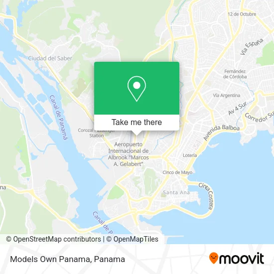 Models Own Panama map