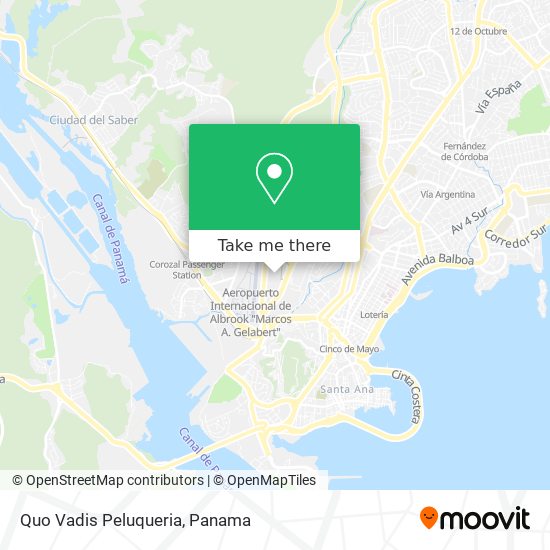 Mapa de Quo Vadis Peluqueria