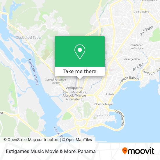 Estigames Music Movie & More map