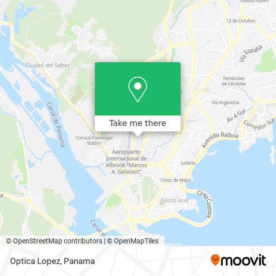 Mapa de Optica Lopez