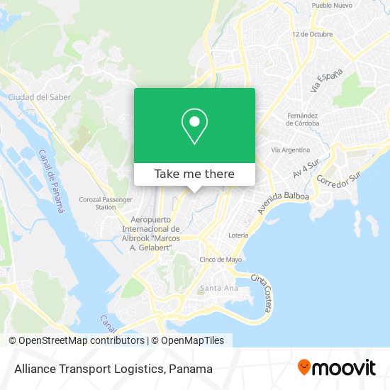 Mapa de Alliance Transport Logistics