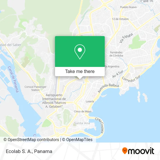 Mapa de Ecolab S. A.