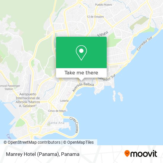Manrey Hotel (Panama) map