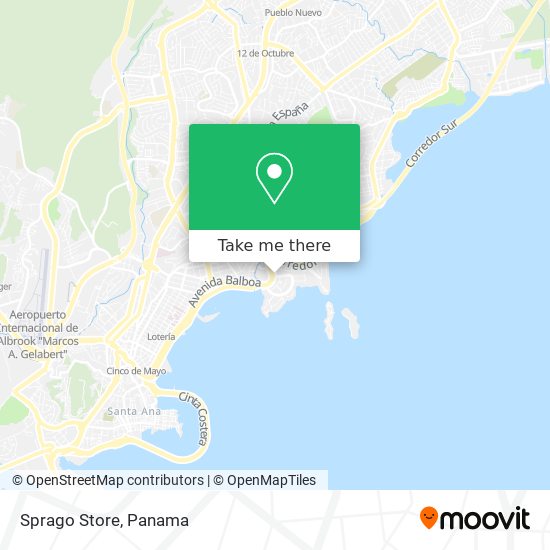 Mapa de Sprago Store