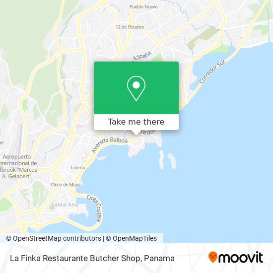 Mapa de La Finka Restaurante Butcher Shop