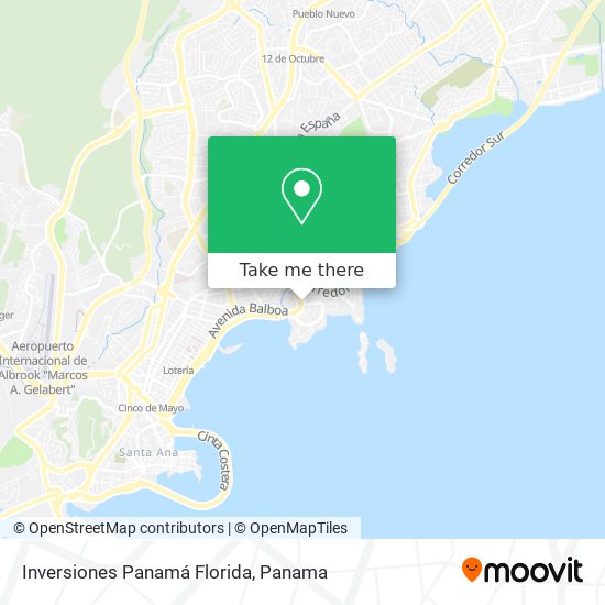 Inversiones Panamá Florida map